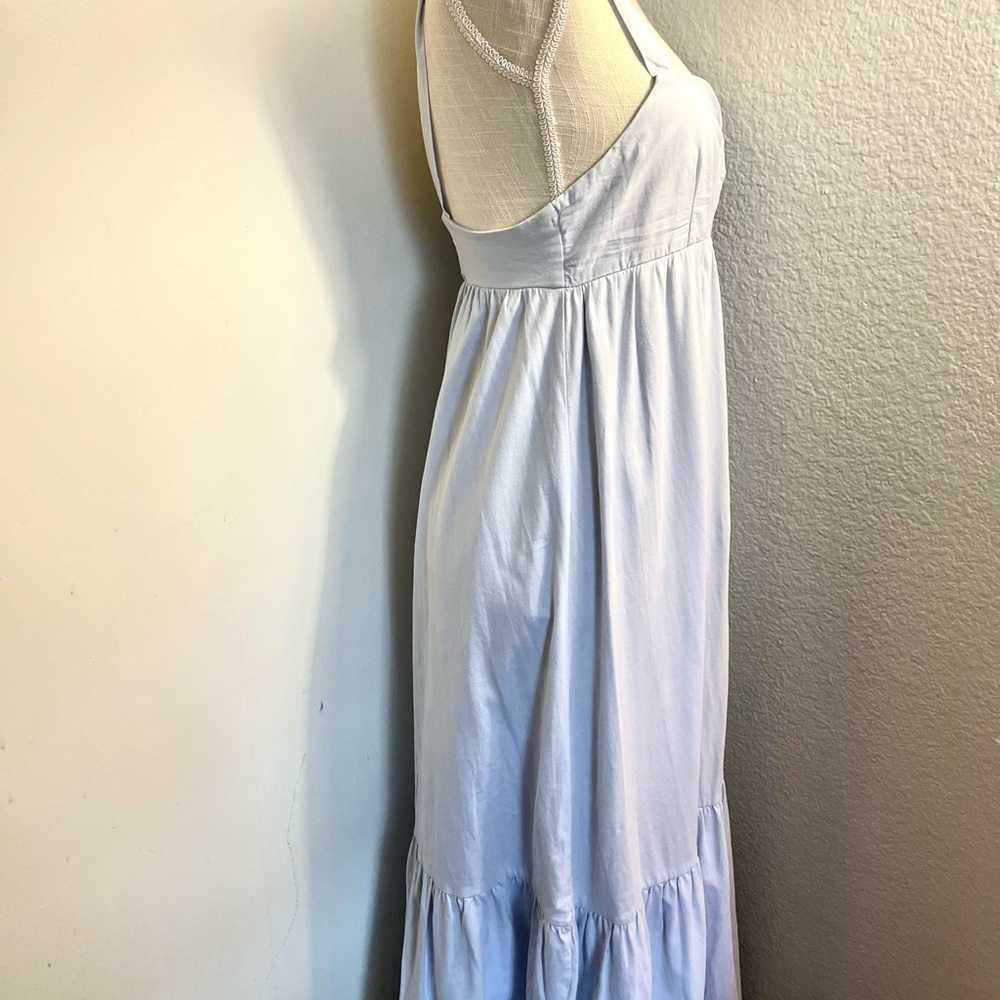 Zara Light Blue Maxi Dress - Picture 3 of 11